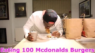 Eating 100 McDonalds Burgers