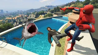 GTA 5 Spiderman Epic Water Fails | Ragdolls vol.1 (Euphoria physics)
