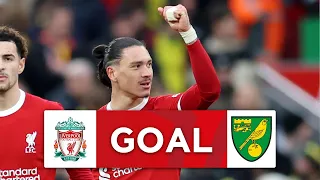 GOAL | Darwin Nunez | Liverpool 2-1 Norwich City | Fourth Round | Emirates FA Cup 2023-24