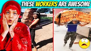 Villagers Stunned To See These Creative Workers ! Tribal People React To Creative Workers Skills