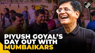 Lok Sabha Election: Piyush Goyal interacts with locals in Mumbai