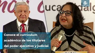 Esta es la trayectoria académica de AMLO y de la ministra Norma Piña, con altos promedios