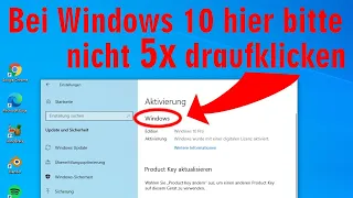 Windows 10 👉 bitte nicht 5x auf "Windows" klicken 🤨