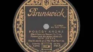 Red Nichols and His Five Pennies: NOBODY KNOWS (1929)