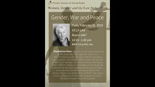 Gender, War and Peace