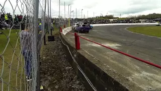 Banger Racing Crashes Tipperary Raceway