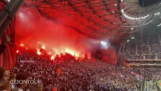 Ambiance Olympique Marseille - Lyon, 35 ans South Winners, craquage (01.05.2022)