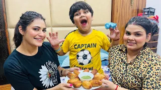 Golu ke hath ke bread 🥖 rolls || family fitness ||