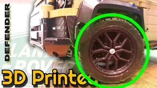 3D Printing Wheels and Tyres for my LEGO Defender!