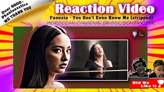 🎶[First Time Hearing] Faouzia | You Don't Even Know Me (stripped)🎶 #reaction #faouzia #fawns