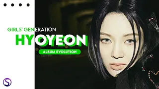 GIRLS' GENERATION (소녀시대) - HYOYEON (효연) ( Total line / Album Evolution ) (2007 - 2021)