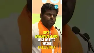 BJP's Annamalai Slams West, Rejects ‘Biased’ Freedom Index | Lok Sabha Polls