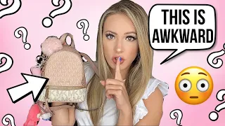 WHAT’S INSIDE MY PURSE?! 🫣🤫 *this got AWKWARD* 😳