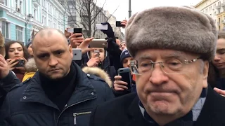 Забастовка избирателей Москва митинг 28 января (часть 3 Жириновский)