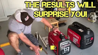 Honda EU2200i Generator ~VS~ Craftsman 3000i Generator | THE RESULTS WILL SURPRISE YOU!