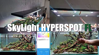 Lampa Akwarystyczna Skylight Hyperspot FL - Unboxing&Test