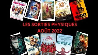 Les sorties physiques Août 2022 (DVD, Blu ray...)