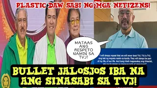 BULLET JALOSJOS IBA NA ANG SINASABI TUNGKOL SA TVJ! PLASTIC DAW SABI NG MGA NETIZENS!