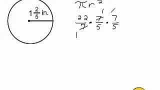Using 22/7 For Pi When Finding The Area Of A Circle