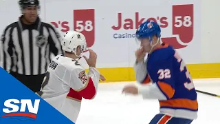 NHL Fights Of The Week: Battle On Long Island!