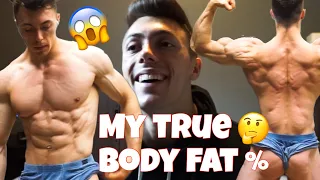 MY TRUE BODY FAT FAT PERCENT | SIDE AFFECTS OF A BODYBUILDING PREP | WILDE SHREDDING EP. 10