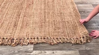 Hand Woven Chunky Loop Jute