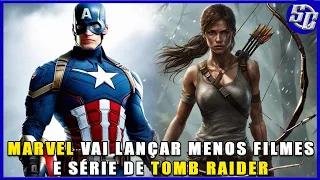 Duas notícias: MARVEL vai lançar menos filmes e Amazon vai produzir série de TOMB RAIDER