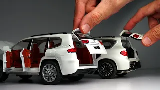 Unboxing of New Toyota Land Cruiser LC300 VS Nissan Patrol - Diecast Model Car