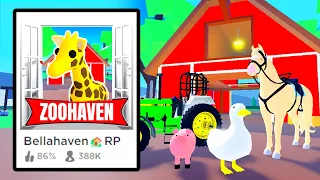 I Created a FAKE Brookhaven Game..(ZooHaven)