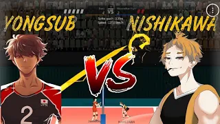 The Spike Volleyball. YongSub VS Nishikawa. Battle S Rank