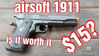 CHEAPEST $15 airsoft 1911! Game Face p311