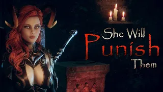 She Will Punish Them. Игра не о чем. Сиськи еще как о чем.