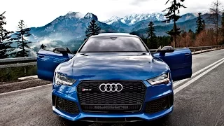 2017 Audi RS7 Performance 605hp rocking the Tatra Mountains