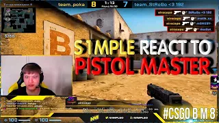 S1MPLE REACT TO PISTOL MASTER | ZYWOO AWP ACE | CSGO BEST MOMENTS (re-uploading 200k views)