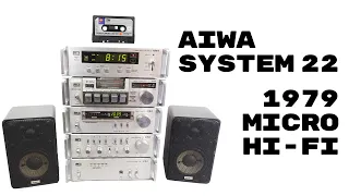 AIWA SYSTEM 22 -  Micro HiFi from 1979