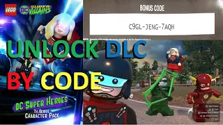 How to Unlock DLC TV Super Heroes Pack For Free Using Game Included Code In Lego DC Super Villains