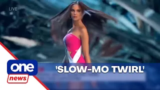 Catriona Gray's 'slow-mo twirl' leaves fans captivated