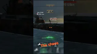 [Battle of Warships] USS Des Moines - The chaos 😱 4 Kills too close