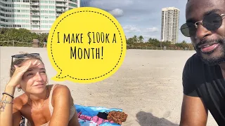 Asking Strangers on Miami Beach What They Do For A Living | Public Interview!