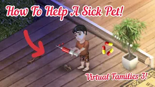 How to Help SICK PETS | Virtual Families 3