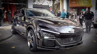 FIRST Ferrari Purosangue V12 Driving in London!!