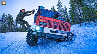 UNIMOG im SCHNEE versenkt - Totalausfall der Technik | Survival Mattin