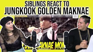 Siblings react to BTS Jungkook is Good at Everything - Golden Maknae Moments😂🤯👌| REACTION