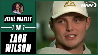 Zach Wilson discusses his future with the Jets with SNY's Jeane Coakley | SNY