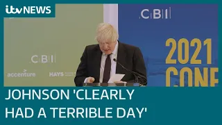 Boris Johnson faces Tory pressure after chaotic 'Peppa Pig' speech and social care revolt | ITV News