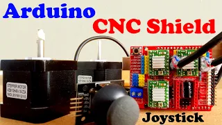 Arduino CNC Shield V3 and A4988 Hybrid Stepper Motor Driver, CNC Shield pinout, wiring, code, DIY