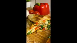 Delicious and Quick Snack | Tortilla wrap recipe | Easy to make | #recipe #explorewithaamir #shorts