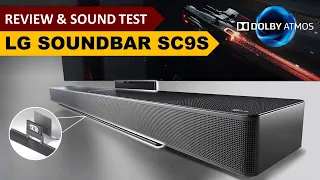 Unboxing - Install - Review & Sound Test LG Soundbar Dolby Atmos SC9S