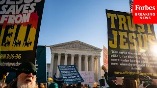 Andy Levin Slams 'Big Annoying Signs' Of Pro-Life Groups Outside Supreme Court