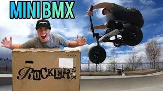 UNBOXING and Riding My New Rocker Mini BMX Bike! (IROK+)